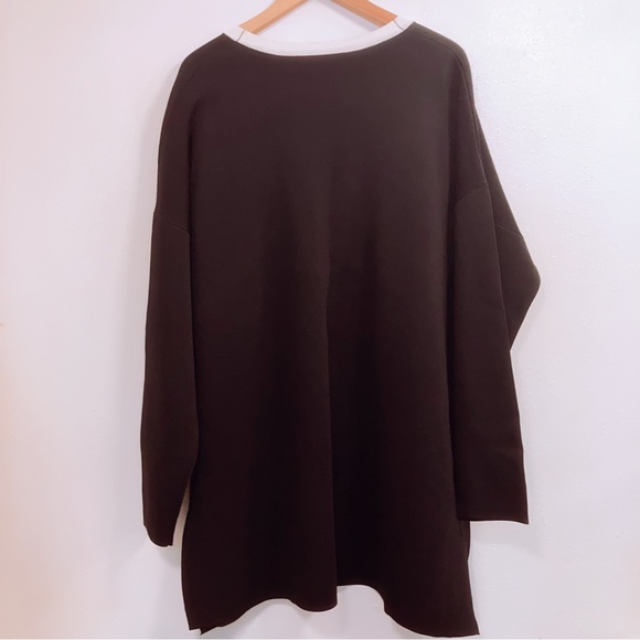 ALEEZA PARIS DOUBLE BREASTED KNIT QUITE LUXURY CARDIGAN GOLDEN BUTTONS Plus 5X - Picture 6 of 6